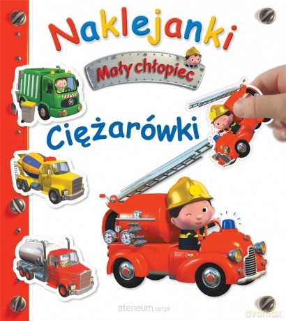 Naklejanki. Mały chłopiec. Ciężarówki - Nathalie Belineau, Alexis Nesme [KSIĄŻKA]