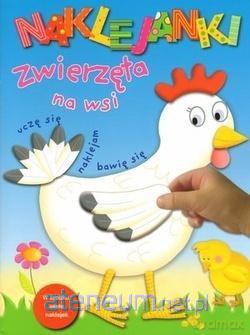 Naklejanki. Zwierzęta na wsi - J. Beaumont [KSIĄŻKA]