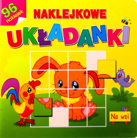 Naklejkowe układanki. Na wsi [KSIĄŻKA]