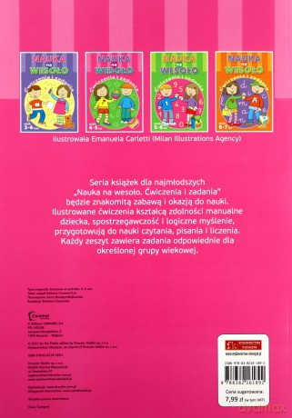 Nauka na wesoło. Ćwiczenia i zadania. Wiek 4-5 lat [KSIĄŻKA]
