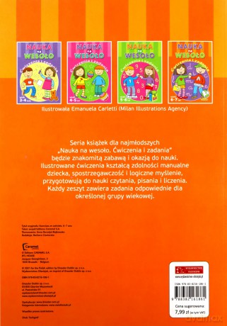 Nauka na wesoło. Ćwiczenia i zadania. Wiek 6-7 lat [KSIĄŻKA]