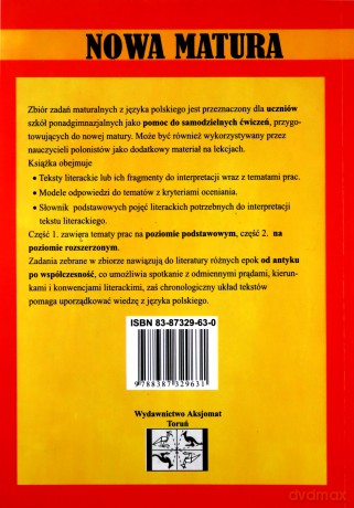 Nowa matura z języka polskiego zakres podstawowy i rozszerzony [KSIĄŻKA]