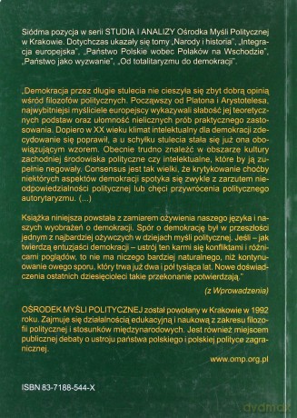 Oblicza demokracji [KSIĄŻKA]