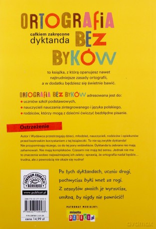 Ortografia bez byków. Całkiem zakręcone dyktanda - Marcin Przewoźniak [KSIĄŻKA]