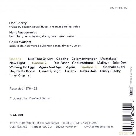 Codona: Codona Trilogy [3CD]