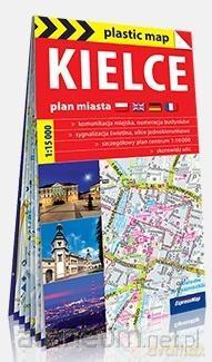 Plastic map Kielce 1:15 000 mapa turystyczna