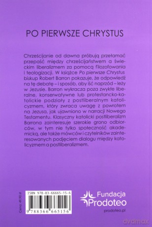 Po pierwsze Chrystus - Robert Barron [KSIĄŻKA]