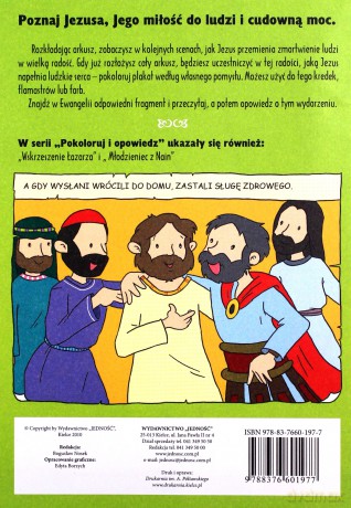 Pokoloruj i opowiedz. Sługa setnika [KSIĄŻKA]