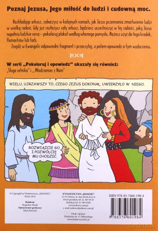 Pokoloruj i opowiedz. Wskrzeszenie Łazarza [KSIĄŻKA]