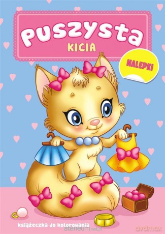 Puszysta Kicia. Książka do kolorowania [KSIĄŻKA]