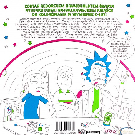 Rick and Morty Książka do kolorowania [KSIĄŻKA]