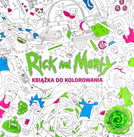 Rick and Morty Książka do kolorowania [KSIĄŻKA]