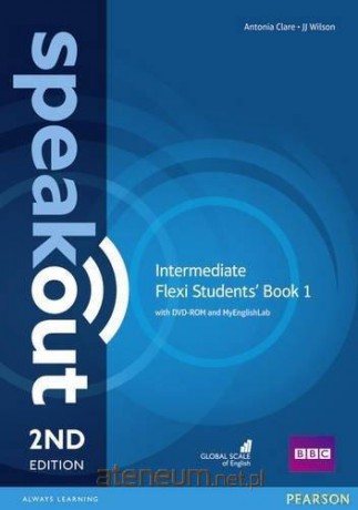 Speakout 2ed Intermediate Flexi 1+DVD+MyEngLab - Antonia Clare, J.J. Wilson [KSIĄŻKA]