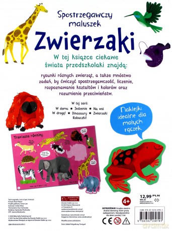 Spostrzegawczy maluszek Zwierzaki [KSIĄŻKA]