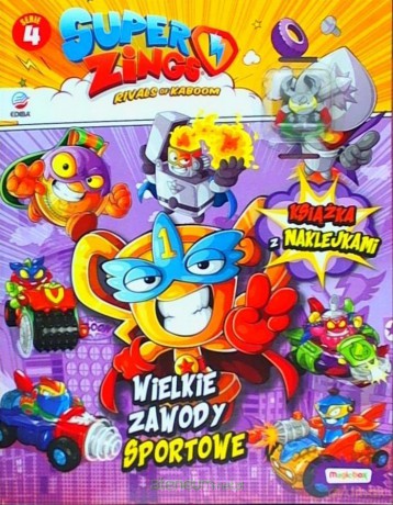 Super Zings 4 Rivals of Karboom [KSIĄŻKA]