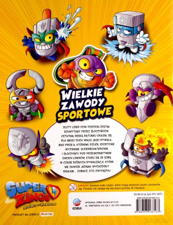Super Zings 4 Rivals of Karboom [KSIĄŻKA]