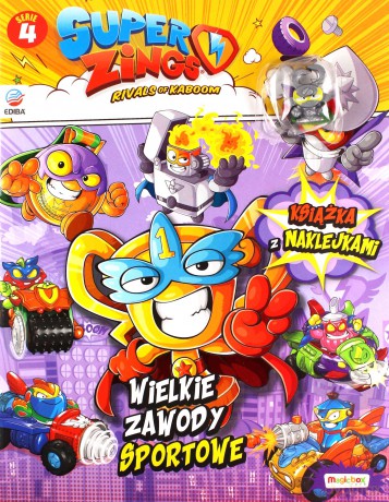 Super Zings 4 Rivals of Karboom [KSIĄŻKA]