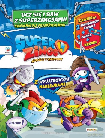 Super Zings Enigma i tajemnice Ucz się i baw 1 [KSIĄŻKA]