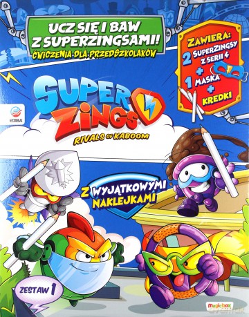 Super Zings Enigma i tajemnice Ucz się i baw 1 [KSIĄŻKA]
