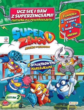 Super Zings Enigma i tajemnice Ucz się i baw 2 [KSIĄŻKA]