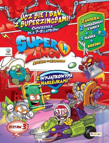 Super Zings Enigma i tajemnice Ucz się i baw 3 [KSIĄŻKA]