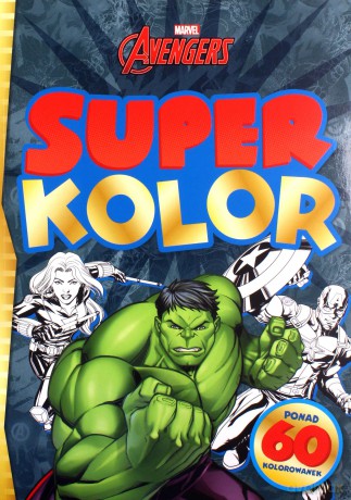 Superkolor. Marvel Avengers [KSIĄŻKA]