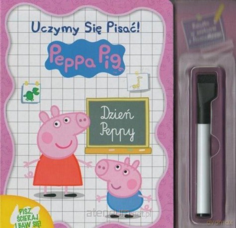 Świnka Peppa Uczymy się pisać! + Sportowe wyzwania [KSIĄŻKA]