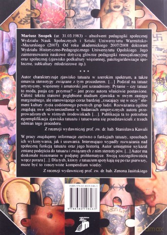 Tatuaż Element współczesnej kultury - Mariusz Snopek [KSIĄŻKA]