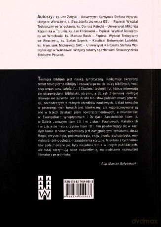 Teologia Nowego Testamentu (Tom 3) Listy Pawłowe - Mariusz Rosik [KSIĄŻKA]
