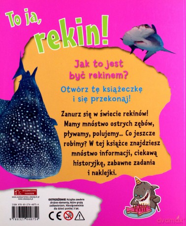 To ja, rekin! - Camilla de la Bedoyere [KSIĄŻKA]