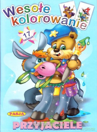 Wesołe kolorowanie - Przyjaciele [KSIĄŻKA]