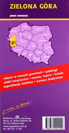 Wielka Zielona Góra plan miasta 1:12 000