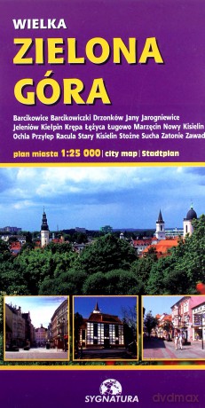 Wielka Zielona Góra plan miasta 1:12 000