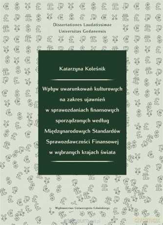 Wpływ uwarunkowań kulturowych na zakres.. - Katarzyna Koleśnik [KSIĄŻKA]