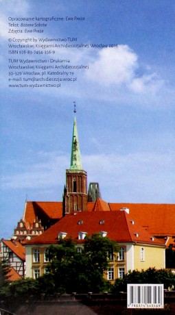 Wrocław. Ostrów Tumski. Plan z krasnalami