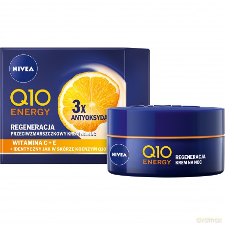 Nivea Q10 Energy Krem przeciwzmarszczkowy Regeneracja na noc 50ml