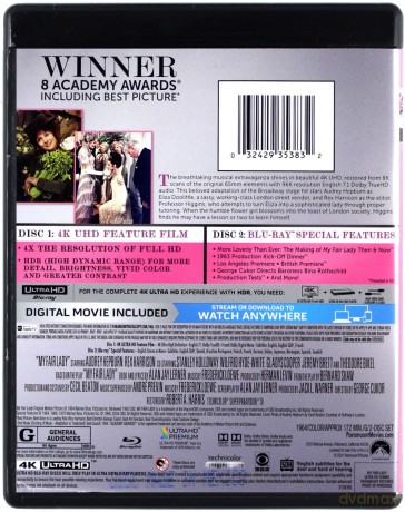 My Fair Lady [Blu-Ray 4K]+[Blu-Ray]