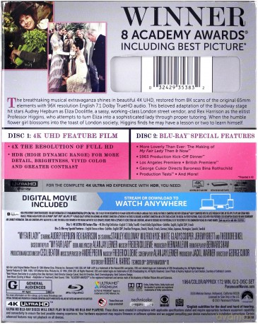 My Fair Lady [Blu-Ray 4K]+[Blu-Ray]