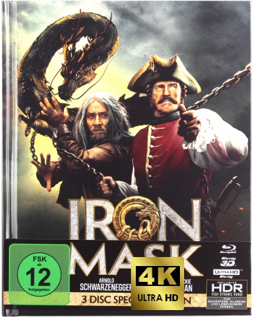 Iron Mask (Tajemnica pieczęci smoka) [Blu-Ray 4K]+[Blu-Ray 3D]+[Blu-Ray]