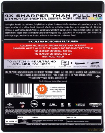 Smokey and the Bandit (Mistrz kierownicy ucieka) [Blu-Ray 4K]+[Blu-Ray]