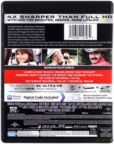 Smokey and the Bandit (Mistrz kierownicy ucieka) [Blu-Ray 4K]+[Blu-Ray]