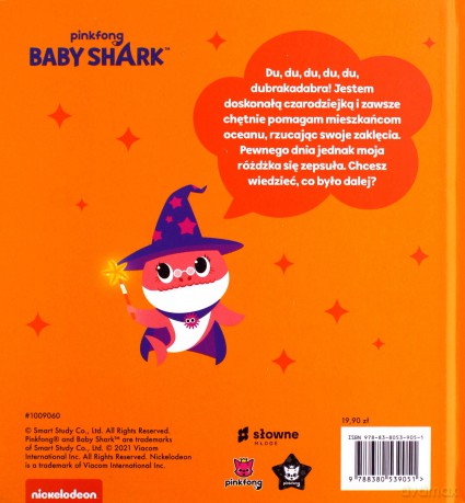 Baby Shark. Czarodziejska różdżka babci - Smart Study [KSIĄŻKA]