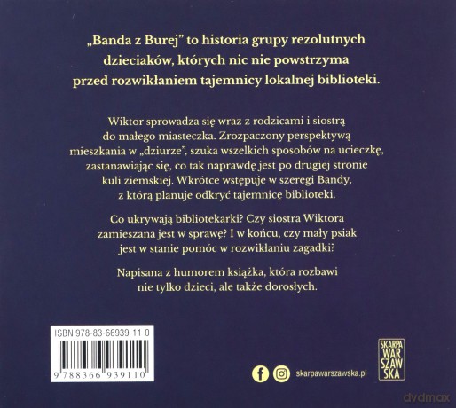 Banda z Burej. Tajemnica piwnicy w bibliotece - Magdalena Witkiewicz [AUDIOBOOK]