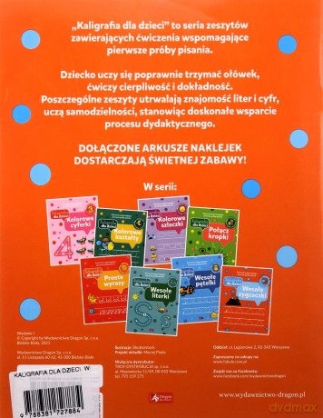 Kaligrafia dla dzieci. Wesołe zygzaczki [KSIĄŻKA]