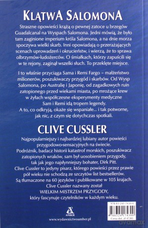 Klątwa Salomona - Clive Cussler, Russell Blake [KSIĄŻKA]