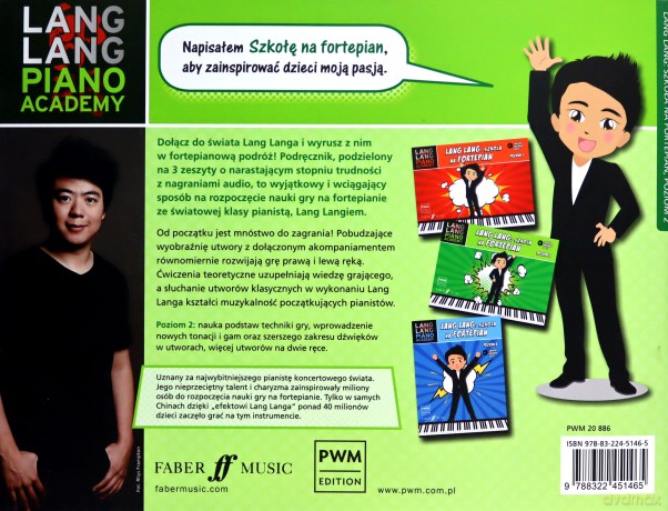 Lang Lang: Szkoła na fortepian poziom 2 - Lang Lang [KSIĄŻKA]