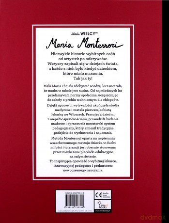 Mali WIELCY. Maria Montessori - Maria Isabel Sanchez-Vegara [KSIĄŻKA]