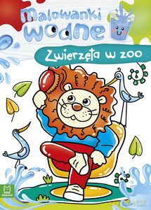 Malowanki wodne. Zwierzęta w zoo - Sylwia Kajdana [KSIĄŻKA]