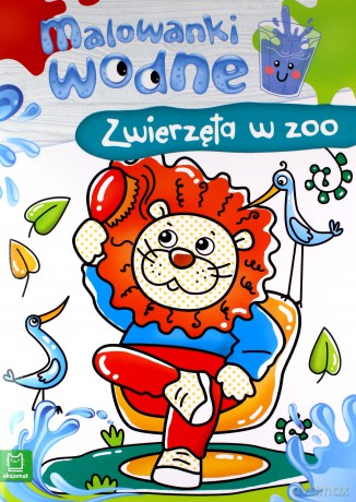Malowanki wodne. Zwierzęta w zoo - Sylwia Kajdana [KSIĄŻKA]