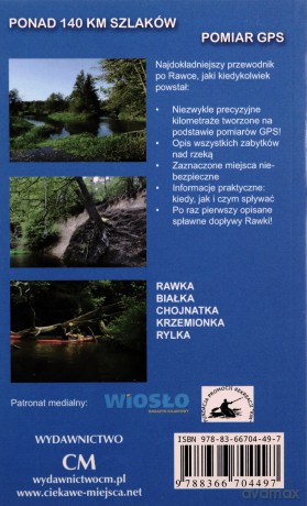 Rawka, Białka, Chojnatka, Krzemionka, Rylka. Przewodnik (Szlaki kajakowe Polski) wydanie 2021 [KSIĄŻKA]